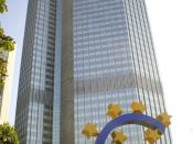 English: European Central Bank ECB Eurotower in Frankfurt a.M. Germany Deutsch: Europäische Zentralbank EZB Eurotower in Frankfurt a.M.