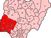 Nigerian States where Yoruba is spoken.