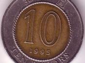 Hong Kong ten-dollar coin
