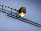 English: Tenor slide trombone (3D model) Česky: Tenorový pozoun (3D model)