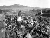 Nagasaki, Japan. September 24, 1945, 6 weeks after the atomic bomb attack on that city, the second atomic blast in history.