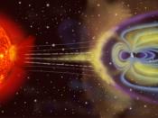 Artist's rendition of Earth's magnetosphere.