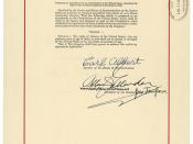 Joint Resolution Proposing the Twenty-Sixth Amendment to the United States Constitution, 03/23/1971 - 03/23/1971