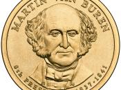 English: Presidential $1 Coin Program coin for Martin Van Buren. Obverse.