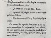 First page of Emmanuel Joseph Sieyès' pamphlet Qu'est ce que le Tiers Etat?