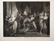 King Lear Banishing Cordelia (John Boydell, 1803)