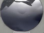 Silicon wafer with mirror finish
