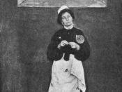 English: Emmeline Pankhurst in prison dress