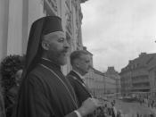 The first president of Cyprus Makarios III