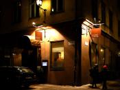 English: Frantzén/Lindeberg, restaurant in Gamla stan (Old town), Stockholm. In 2010, it received two stars in Guide Michelin, one of currently two two-starred restaurants in Sweden (the other being Mathias Dahlgren) and four in the Nordic countries.
