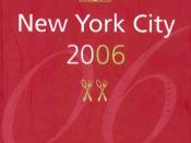 New York City 2006 First Michelin Red Guide for North America