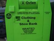 Oxfam clothing and shoe bank
