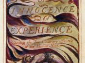 William Blake's frontispiece for Songs of Innocence and of Experience