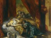 The Death of Desdemona, by Eugène Ferdinand Victor Delacroix