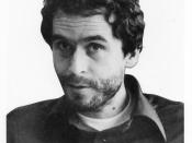 English: Ted Bundy's FBI photo when he was placed on the Ten Most Wanted Fugitives list, 1978.