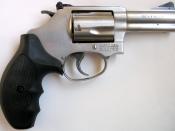 The most common type of gun confiscated by police and traced by the ATF are .38 special revolvers, such as this Smith and Wesson Model 60 .38 Special revolver with a 3-inch barrel. LaPierre, Wayne (1994). Guns, Crime, and Freedom . Regnery Publishing. p. 