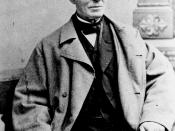 American abolitionist William Lloyd Garrison, three-quarter-length, seated