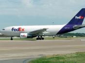 FedEx A310 and A300 cargo aircraft fly daily from Memphis and Indianapolis to GSO.