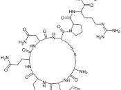Chemical formula of Vasopressin