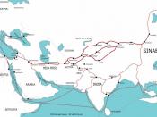 Silk route map