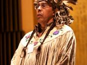 English: Traditional Chief of the Onondaga Nation, Todadaho Sid Hill addresses the Ninth Session of the United Nations Permanent Forum on Indigenous Issues