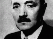 Bolesław Bierut (1892-1956), president of Poland.The official portrait photo of President of Poland and gensek of PZPR (Polish Communist Party), made in milions copies presented in every office, school, and other public places in stalinist Poland, reprodu
