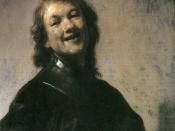 Rembrandt, The Young Rembrandt as Democritus the Laughing Philosopher (1628-1629).