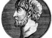English: Anaximenes of Miletus, presocratic philosopher. Français : Anaximène de Milet, philosophe présocratique.