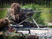 Royal Marines snipers with L115A1 sniper rifle