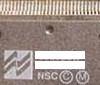 National Semiconductor logo during the latter time of Charlie Sporck till the time of Gil Amelio. From an IC manufactured during the time of Gil Amelio.