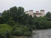 Italiano: Montelupo Fiorentino - villa medicea e fiume Arno