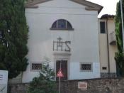 Oratorio dell'Erta - Facciata della cappella situata nel Comune di Montelupo Fiorentino
