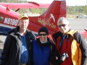 KMG, Allen, and Sue before flight