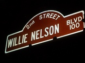 English: Willie Nelson Boulevard sign.