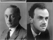 Left to right: Max Planck, Albert Einstein, Niels Bohr, Louis de Broglie, Max Born, Paul Dirac, Werner Heisenberg, Wolfgang Pauli, Erwin Schrödinger, Richard Feynman.