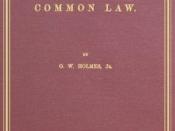 English: Cover of the first edition of The Common Law