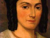 English: Emma Smith, wife married of . An early leader of the , during Joseph Smith's lifetime and afterward as a member of the Reorganized Church of Jesus Christ of Latter Day Saints (RLDS, now the ). Português: Pintura de Emma Smith