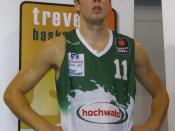 English: Oskar Faßler, Basketball player from Germany