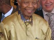 English: Nelson Mandela in Johannesburg, Gauteng, on 13 May 2008
