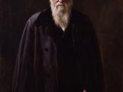 Charles Robert Darwin. A copy made by John Collier (1850-1934) in 1883 of his 1881 portrait of Charles Darwin. According to Darwin's son Erasmus, 