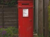 English: Unroyal mail? Postboxes usually prove their 