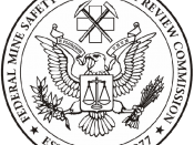 Seal of the Federal Mine Safety and Health Review Commission.