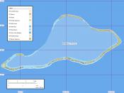 Mururoa Atoll - EVS Precision Map (, Tuamotu Archipelago, French Polynesia Français : Carte de l'atoll Mururoa, l'archipel Tuamotu, Polynésie française