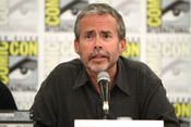 Mike Scully at the 2011 San Diego Comic-Con International in San Diego, California.