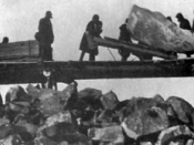 Prisoner labour at the construction of the White Sea – Baltic Canal, 1931-1933.
