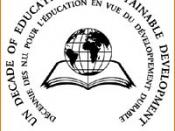 United Nations Decade of Education for Sustainable Development