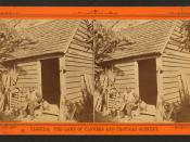 Uncle Jack and his home, from Robert N. Dennis collection of stereoscopic views 3
