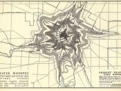 Greater Winnipeg Present Transit Time Zones (1946)