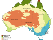 English: A climate map of Australia.