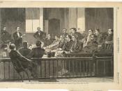 Jurors listening to counsel, Supreme Court, new City Hall, New York